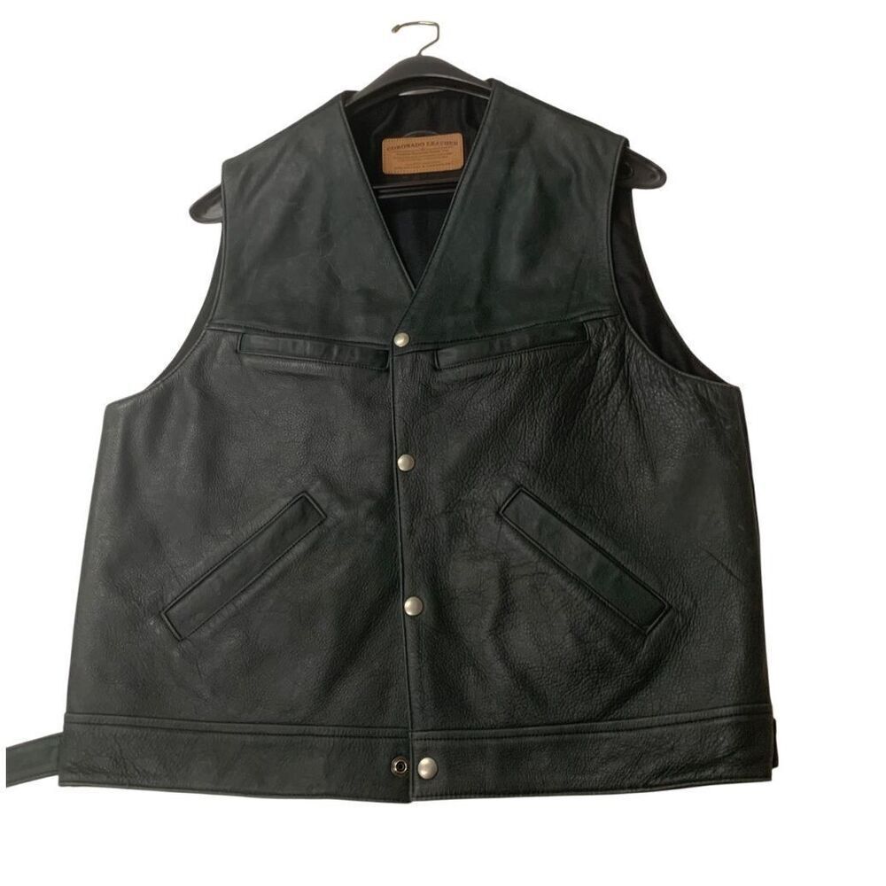 Vintage Coronado Leather Concealed Carry Vest
